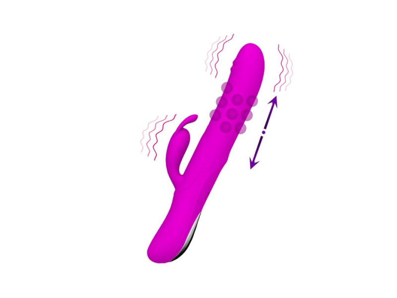 Vibrador y Rotador Byron Color Purpura