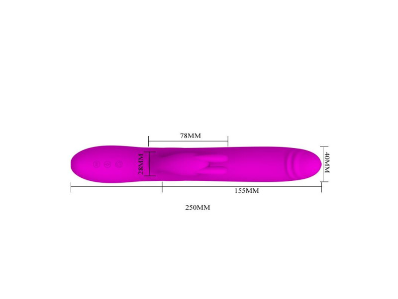 Vibrador y Rotador Byron Color Purpura