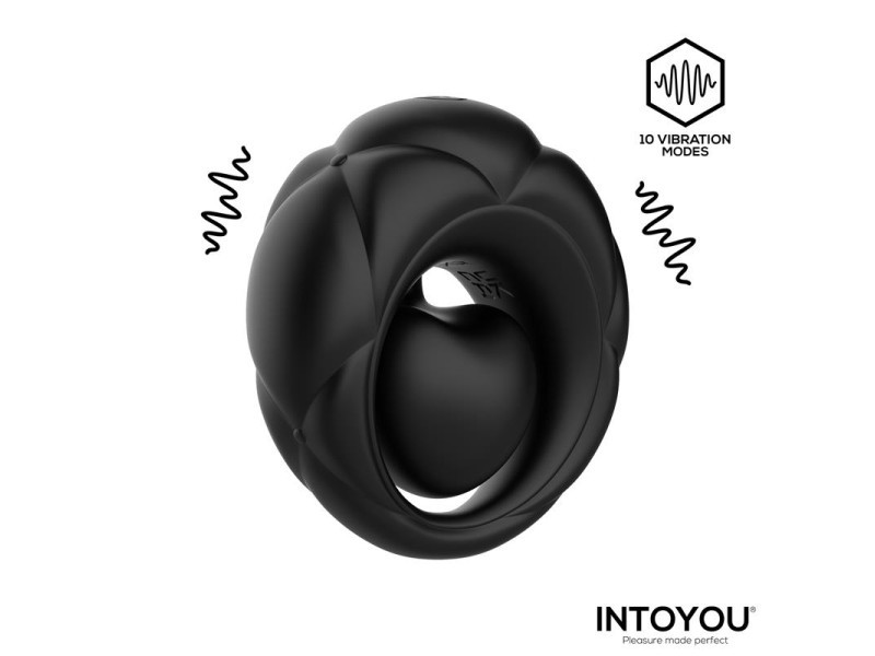 Torus Anillo Vibrador con Bola Clitoriana con Control Remoto USB