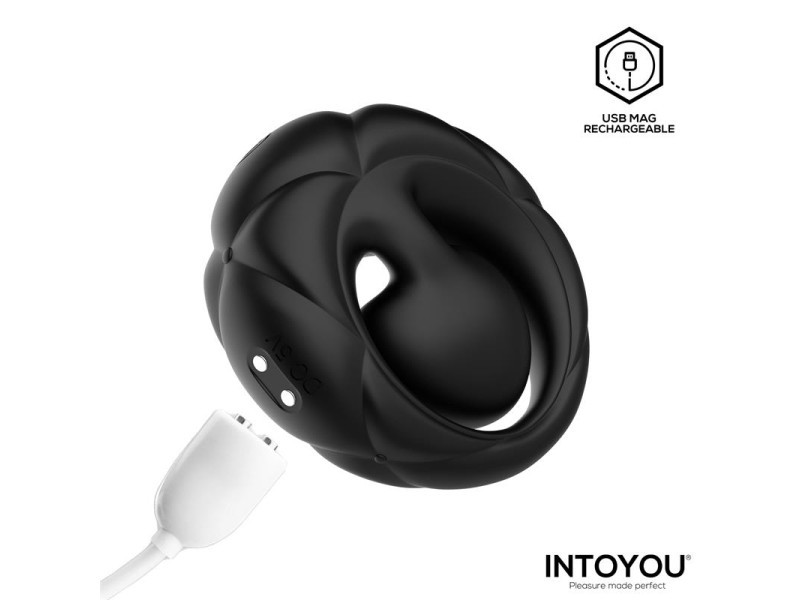 Torus Anillo Vibrador con Bola Clitoriana con Control Remoto USB