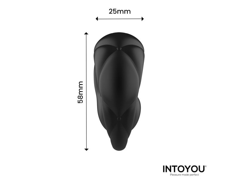 Torus Anillo Vibrador con Bola Clitoriana con Control Remoto USB