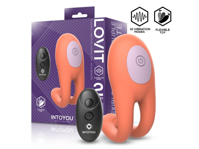 Lovit Vibrador de Pareja Flexible con Control Remote