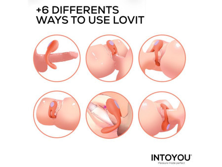 Lovit Vibrador de Pareja Flexible con Control Remote