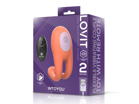 Lovit Vibrador de Pareja Flexible con Control Remote