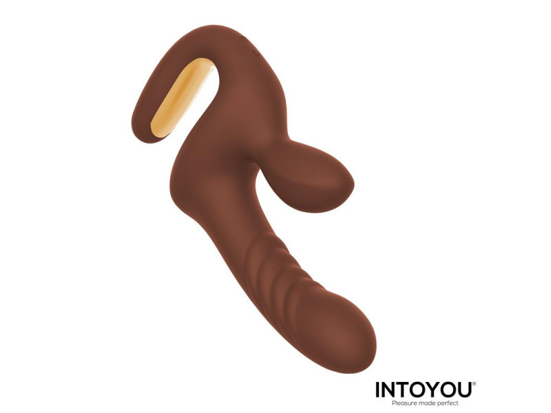 Mocca Vibrador con Thrusting y Mango Ergonomico USB