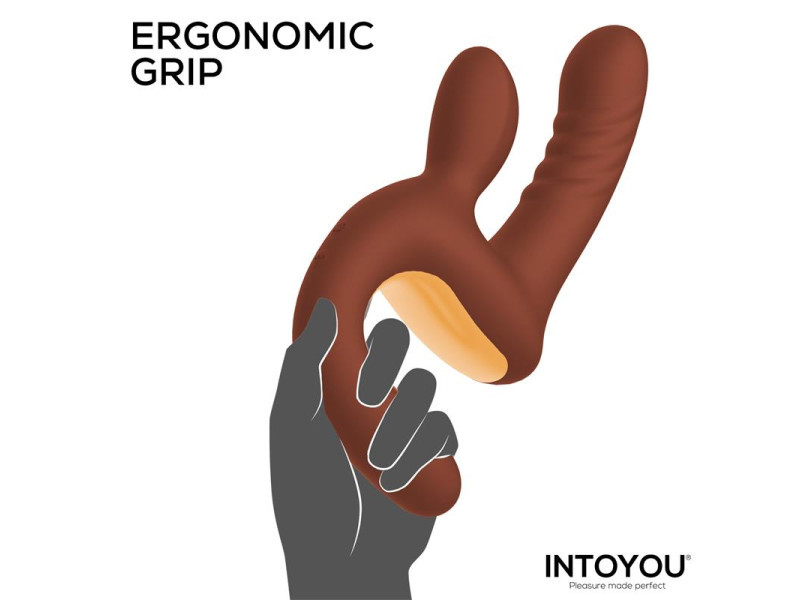 Mocca Vibrador con Thrusting y Mango Ergonomico USB