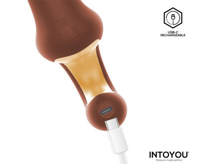 Mocca Vibrador con Thrusting y Mango Ergonomico USB