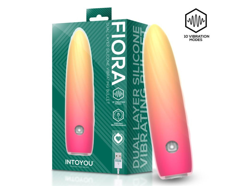 Fiora Bala Vibradora Silicona Doble Capa USB