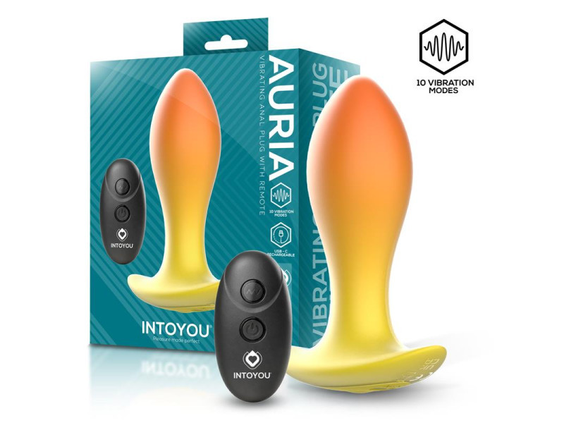 Auria Plug Anal con Vibracion y Control Remoto USB C