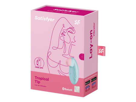 Tropical Tip con APP Satisfyer Connect Light Blue