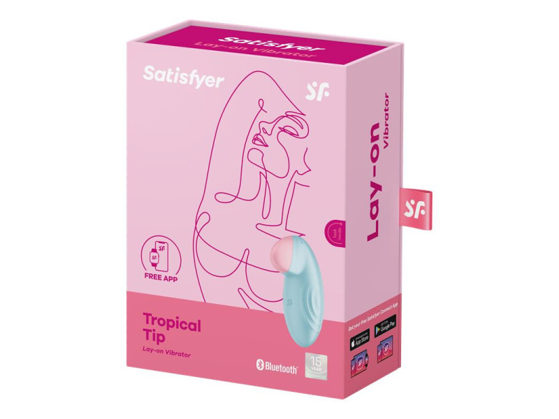 Tropical Tip con APP Satisfyer Connect Light Blue
