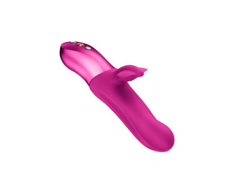 Bi Stronic Fusion Vibrador con Thrusting y Pulsacion Magenta