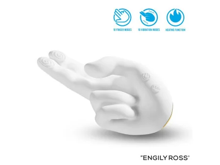 Flirty Hand Estimulador Finger con Efecto Calor