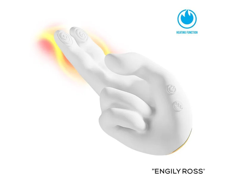 Flirty Hand Estimulador Finger con Efecto Calor