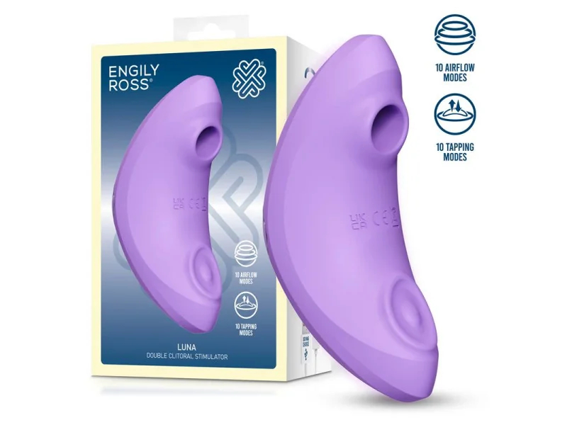 Luna Estimulador de Clitoris con Succion y Pulsacion