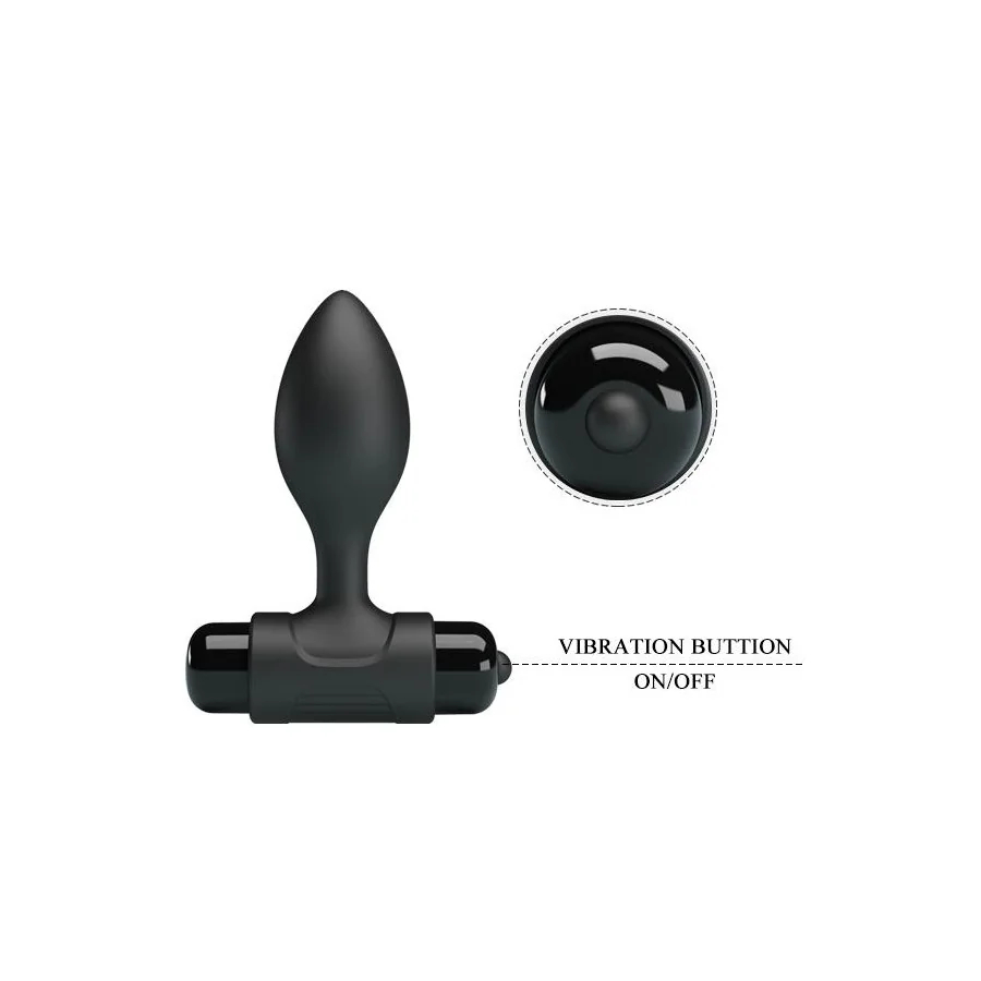 Plug Anal con Vibracion Silciona