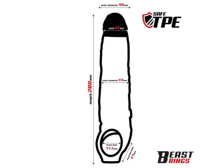 Funda para el Pene 28 cm