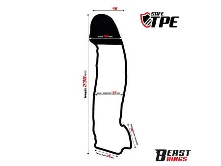 Funda para el Pene 23 cm