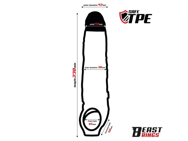 Funda para el Pene 23 cm