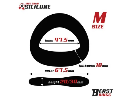 Anillo Silicona Solida 475 mm Talla M