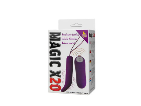 Bala Vibradora Magic x20 Purpura
