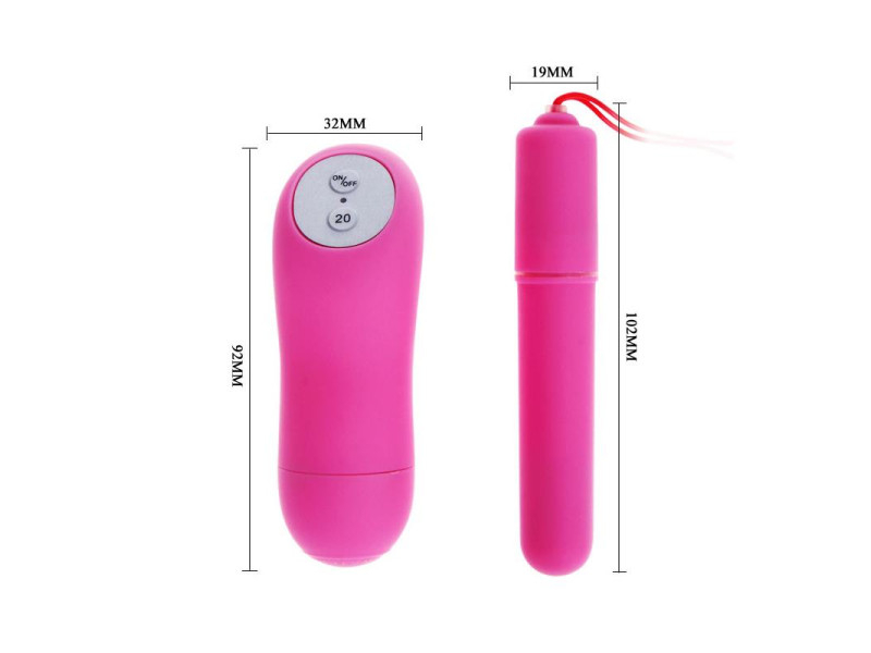 Bala Vibradora Magic x20 Purpura