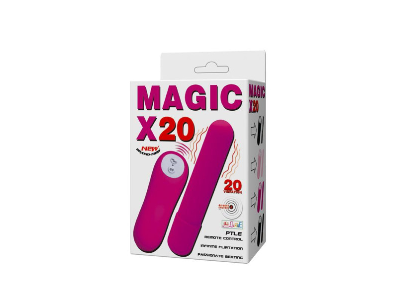 Bala Vibradora Magic x20 Purpura