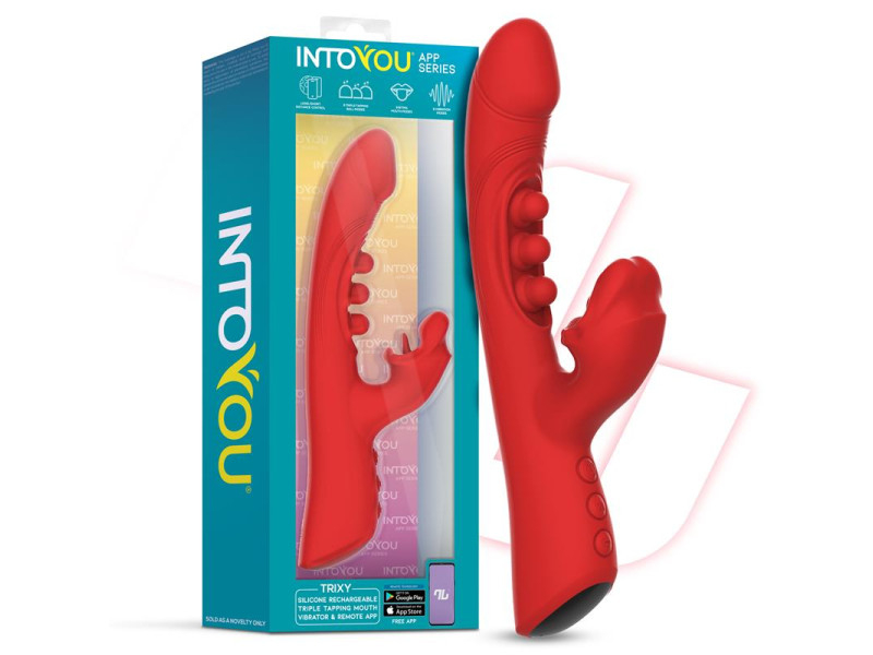 Trixy Vibrador con Tapping y Biting con App