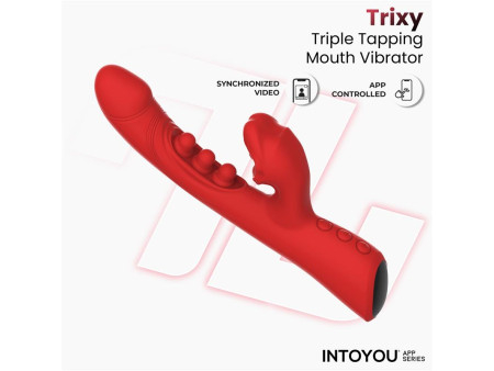 Trixy Vibrador con Tapping y Biting con App