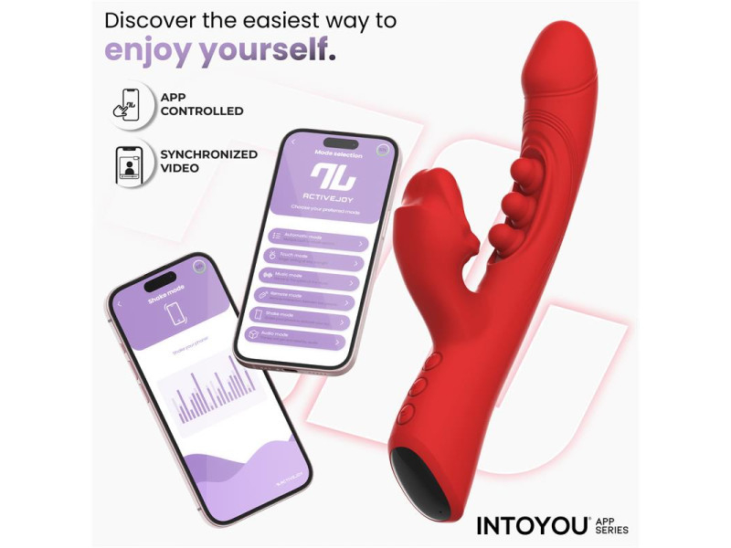 Trixy Vibrador con Tapping y Biting con App