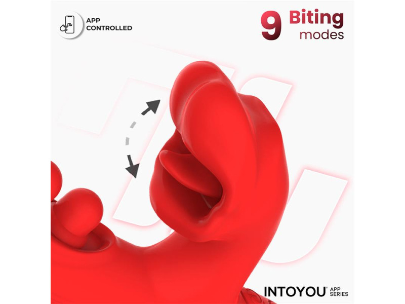 Trixy Vibrador con Tapping y Biting con App