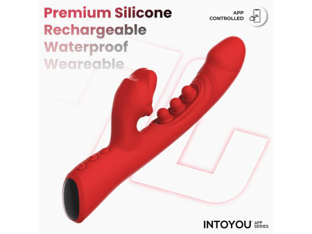 Trixy Vibrador con Tapping y Biting con App