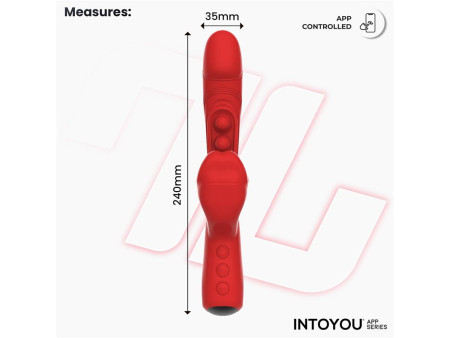 Trixy Vibrador con Tapping y Biting con App