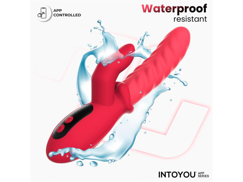 Tingly Vibrador con Finger y Movimiento Waving con APP