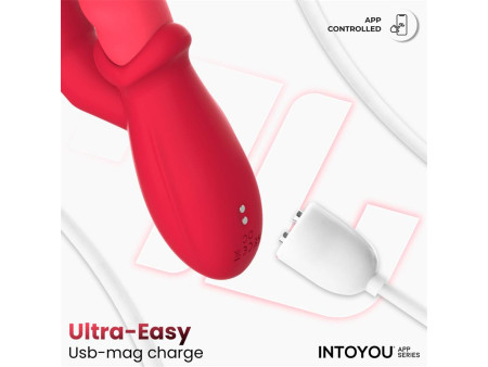 Tingly Vibrador con Finger y Movimiento Waving con APP