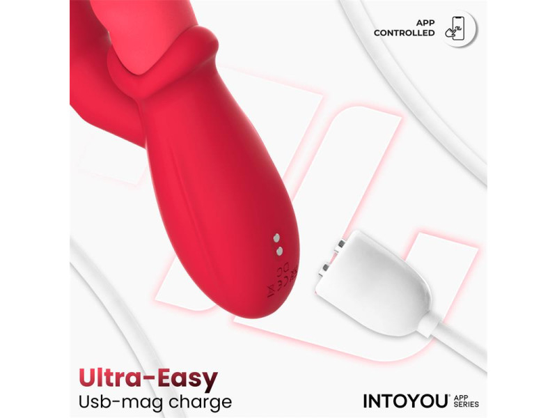 Tingly Vibrador con Finger y Movimiento Waving con APP