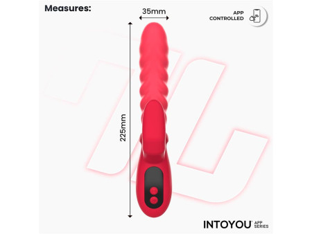 Tingly Vibrador con Finger y Movimiento Waving con APP
