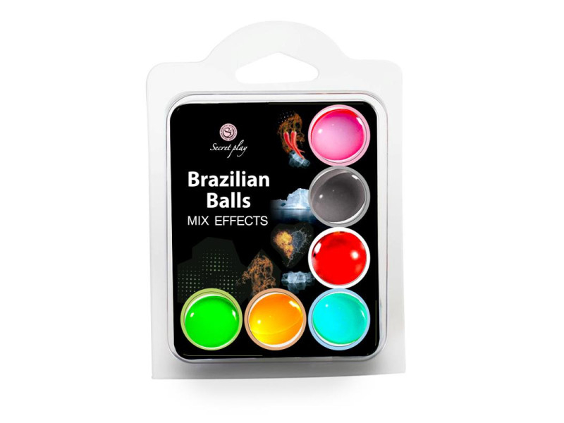 Set 6 Brazilian Balls Mix Effect