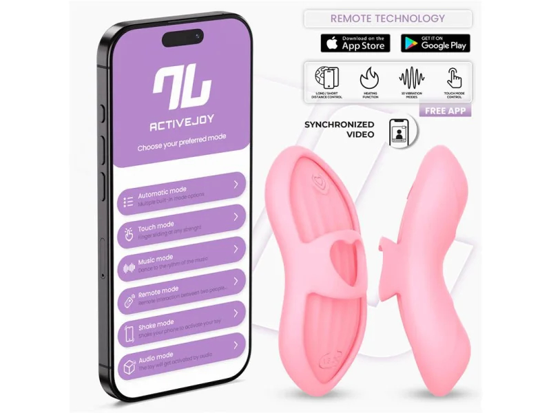 Laia Estimulador de Dedo con Calor y Funda con APP Rosa Laia Estimulador de Dedo con Calor y Funda con APP Rosa