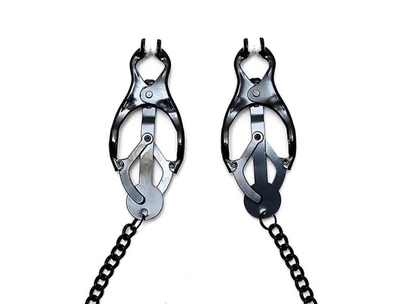 Pinzas para Pezones Estilo Mariposa con Cadena