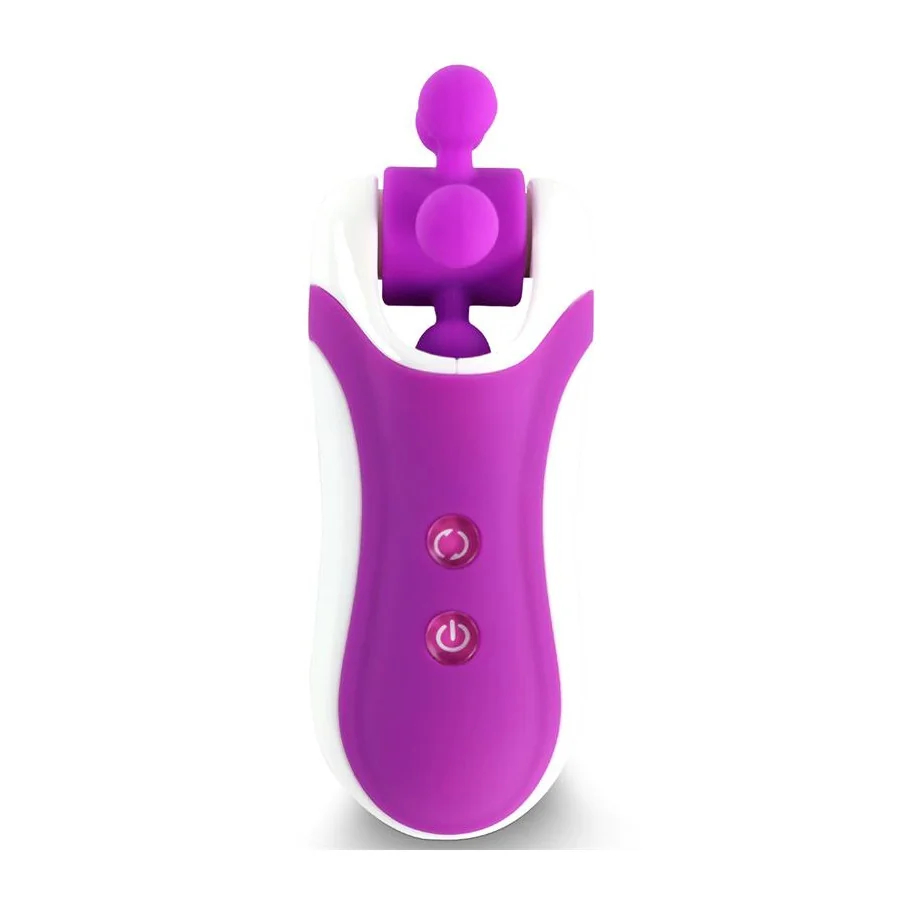 Clitella Estimulador Sexo Oral con Accesorios Purpura