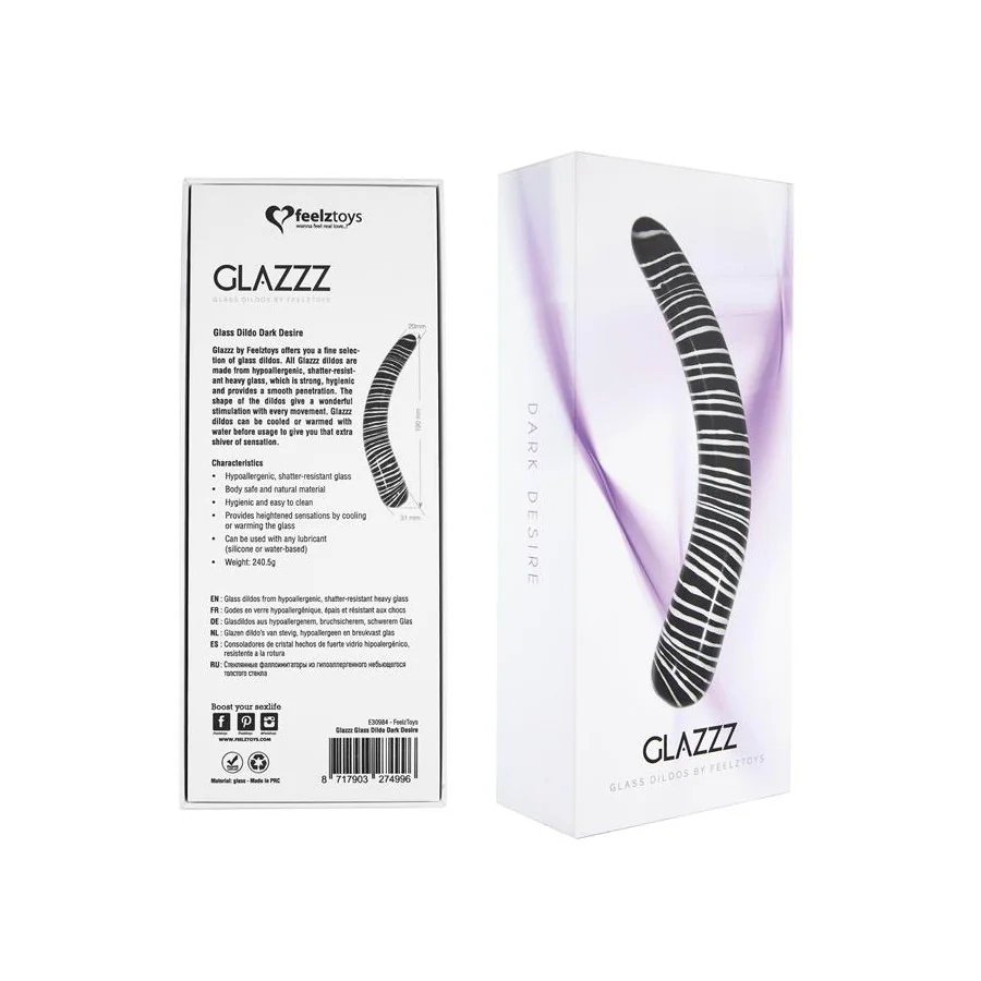 Glazz Glass Dildo de Cristal Dark Desire