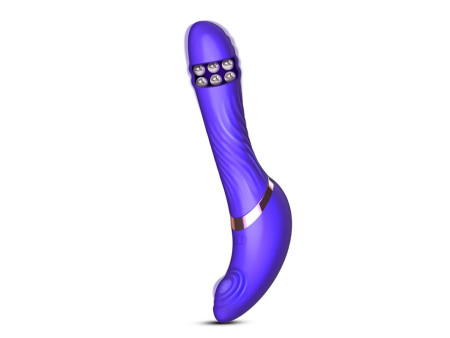 Rayden Vibrador con Pulsacion y Bolas Internas Desmontable Dos Posiciones
