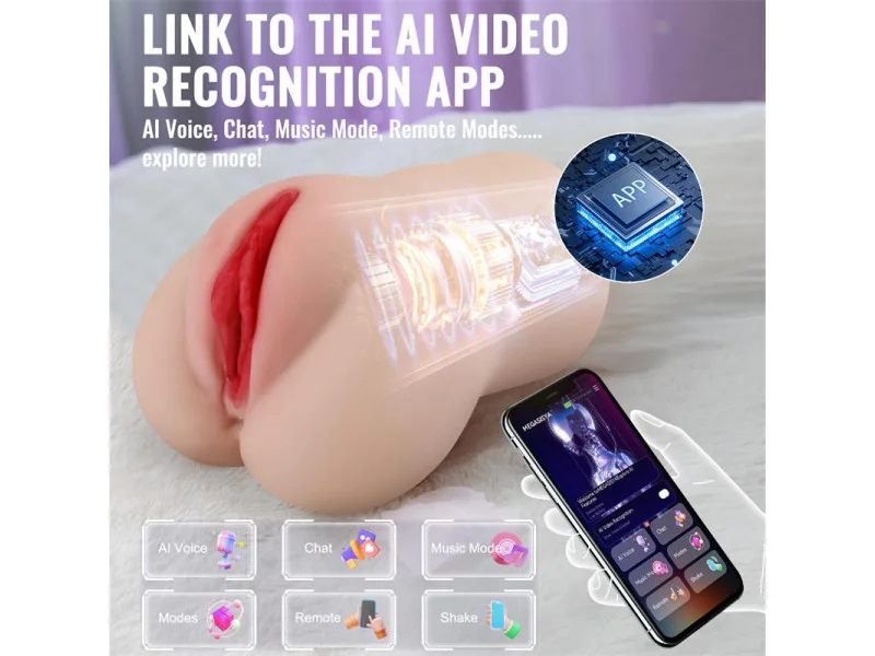 Eliza Vagina y Ano con Vibracion Thrusting y APP 183 kg