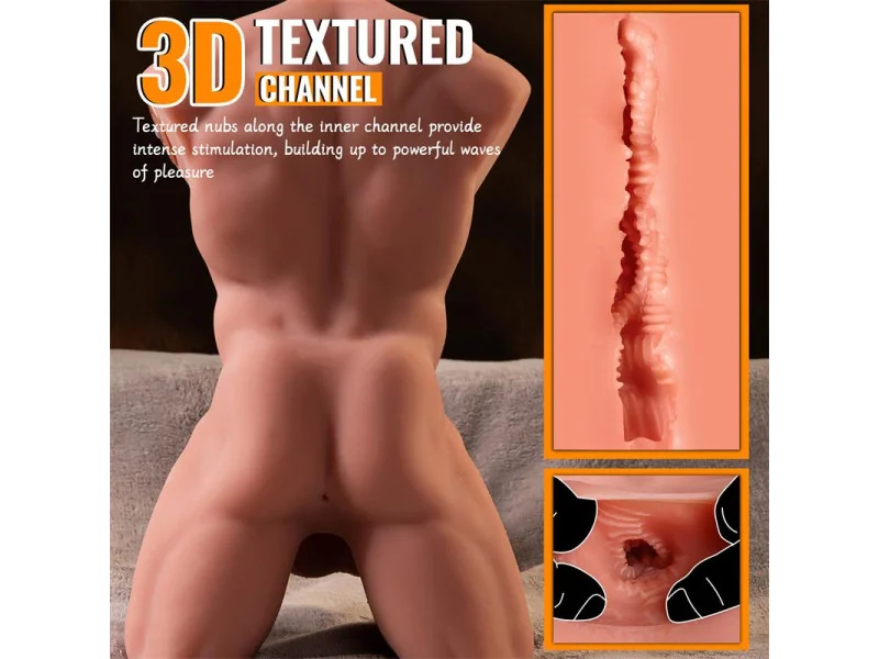 Ely Torso con Dildo Desmontable Thrusting y APP 41 kg