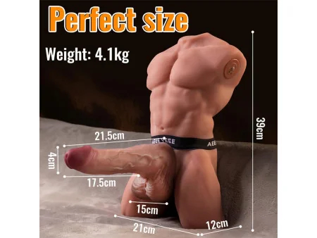 Ely Torso con Dildo Desmontable Thrusting y APP 41 kg