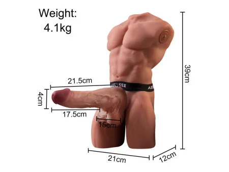 Ely Torso con Dildo Desmontable Thrusting y APP 41 kg