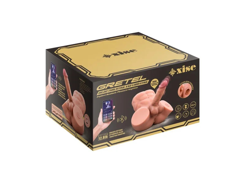 Gretel Semi Torso con Dildo Desmontable Thrusting y APP 6 kg