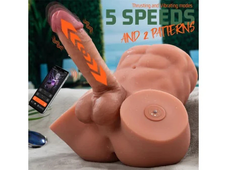 Gretel Semi Torso con Dildo Desmontable Thrusting y APP 6 kg