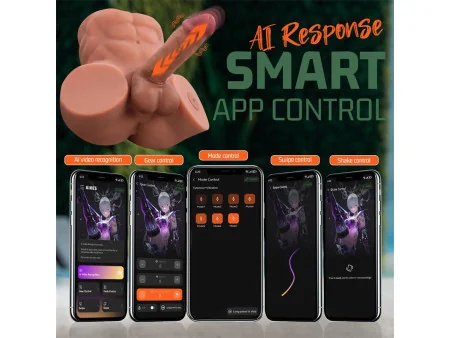 Gretel Semi Torso con Dildo Desmontable Thrusting y APP 6 kg